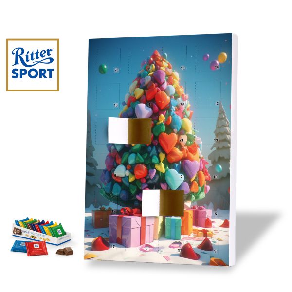 Ritter Sport Mini Kalender Plastikfrei